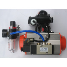 Whole Set Pneumatic Actuator with Limit Switch, Frl, Solenoid Valve etc.